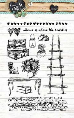 Clear stamp Love & Home 124