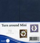 Turn around minikaart donkerblauw