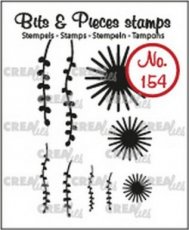 CSCRLBP154 Clear stamp crealies Bits & pieces mini flower 20