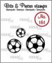 CSCRLBP161 Clear stamp crealies Bits & pieces voetbal