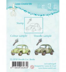 CSLC552830 Clearstamp LeCreaDesign Doodle auto Beetle