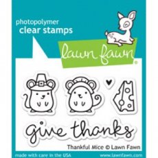 LFSLF936 Thankful Mice stamp Lawn Fawn