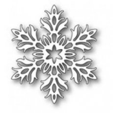 POSD1592 Laurette Snowflake die Poppystamps