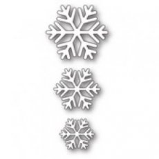 POSD1655 Classic Snowflakes Triodie Poppystamps