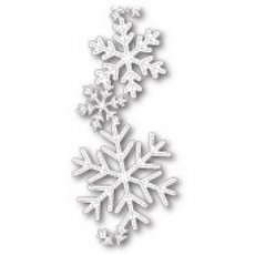 Stitched Alphine snowflake Band die Poppystamps