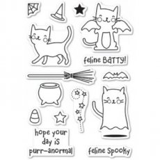 Feline Spooky die & StampPoppystamps