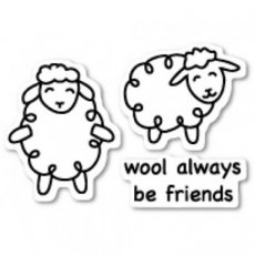 Wool be Friends stamp Poppystamps