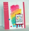 PSDA2D250 Easel Paint die Paper Smooches