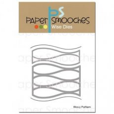 PSDA2D402 Wavy Pattern die Paper Smooches