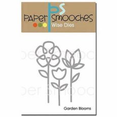 PSDJ2D389 Garden Blooms die Paper Smooches