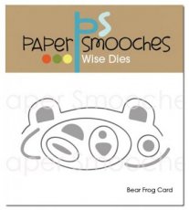 PSDM1D371 Bear Frog die Paper Smooches