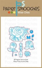 Rosy Posy dies en stamps Paper Smooches