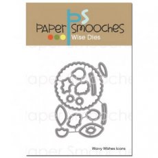 Wavy wishes dies en stamps Paper Smooches