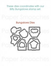 Bitty Bungalows dies en stempels paper smooches