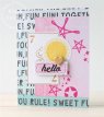 PSSJ1S263 Silver and Gold  Clearstempel Paper Smooches
