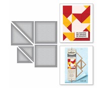 Spellbinders designer series Quilt it  block