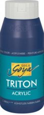 SOLG750dkbl17025 Solo Goya acrylverf 750 ml donkerblauw 17025