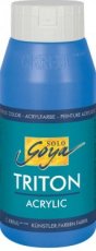 SOLG750prbl17028 Solo Goya acrylverf 750 ml primairblauw 17028