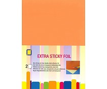 Stickersheets A4 2 vel exra sticky foil.