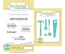 Taylored Expressions Die + stamp Fathers day