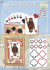 Yvonne creations die Playing cards
